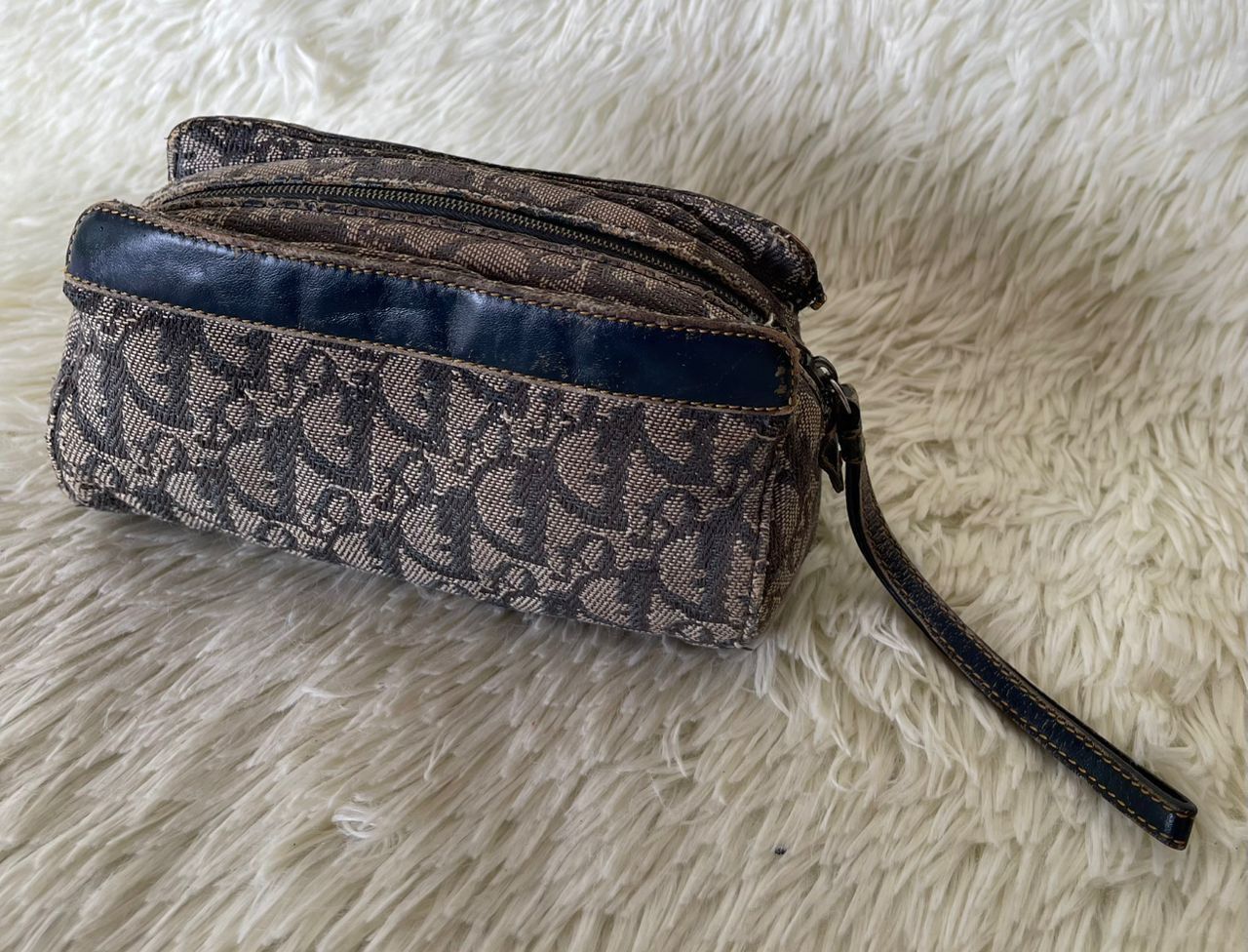 Christian Dior Monsieur × Vintage Christian Dior Trotter Toiletry Pouch Clutch Bag Size ONE SIZE - 5 Thumbnail