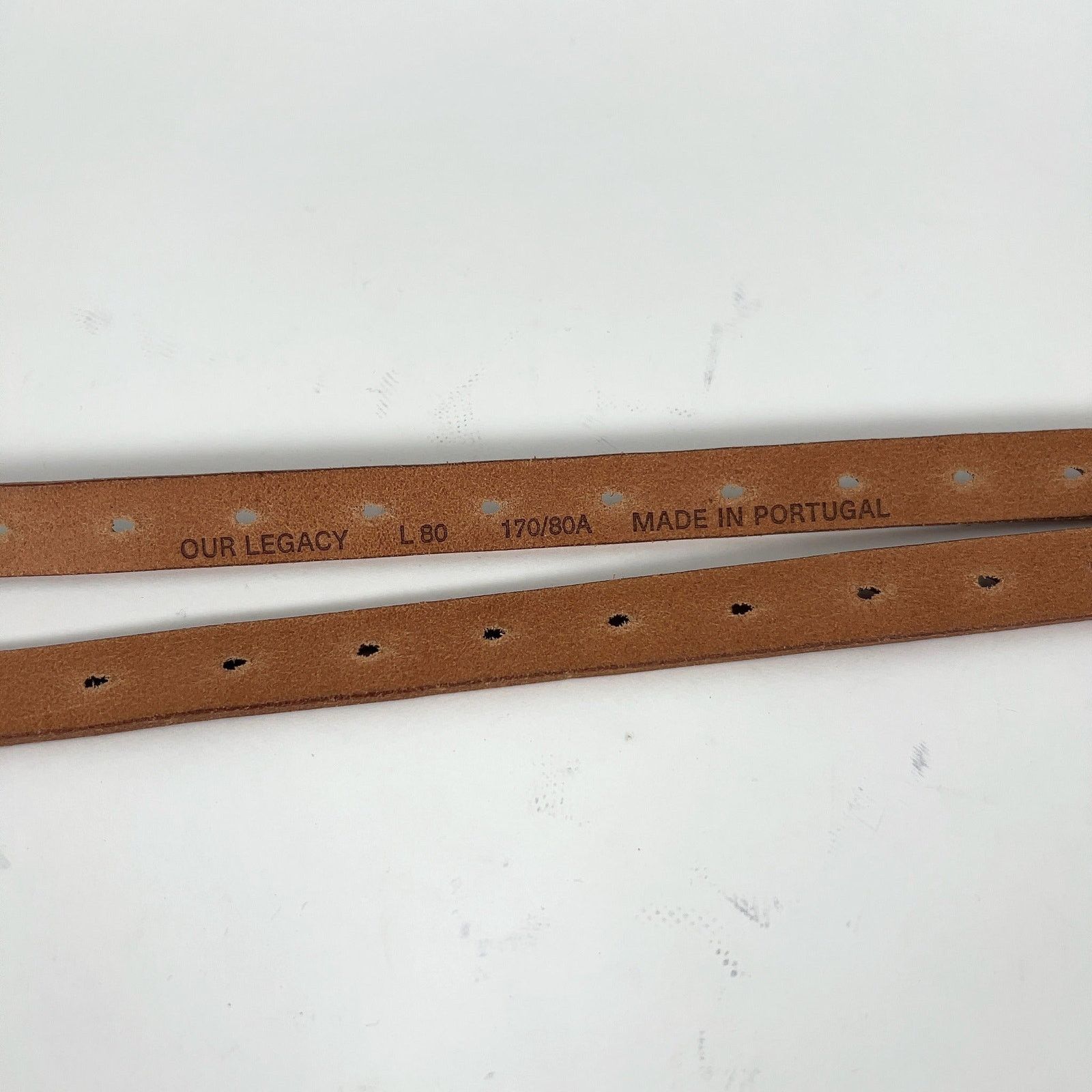 Our Legacy Our Legacy Split Leather Belt Size 32 - 4 Thumbnail