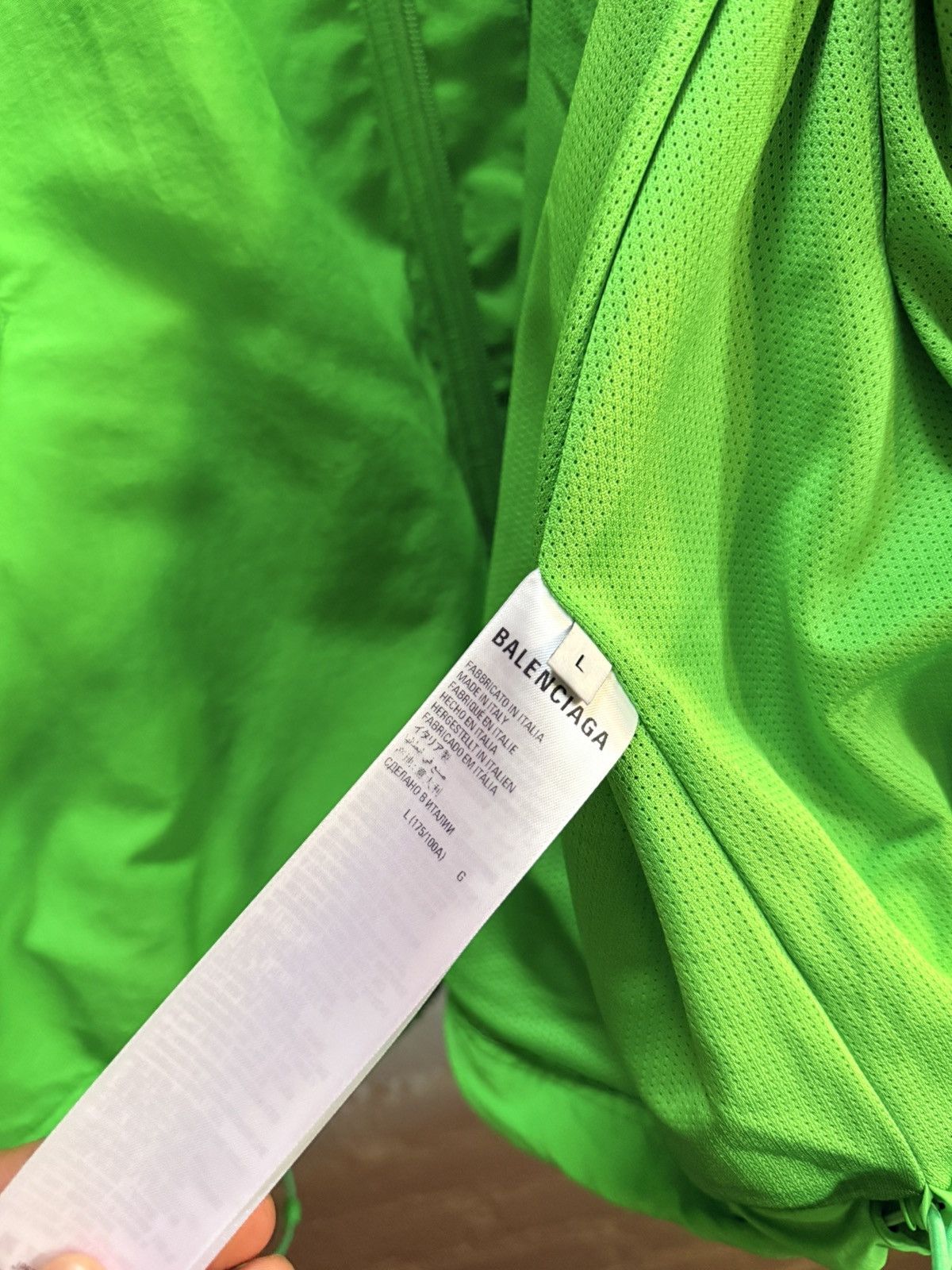 Balenciaga FW20 Green Track Jacket Size US L / EU 52-54 / 3 - 10 Thumbnail