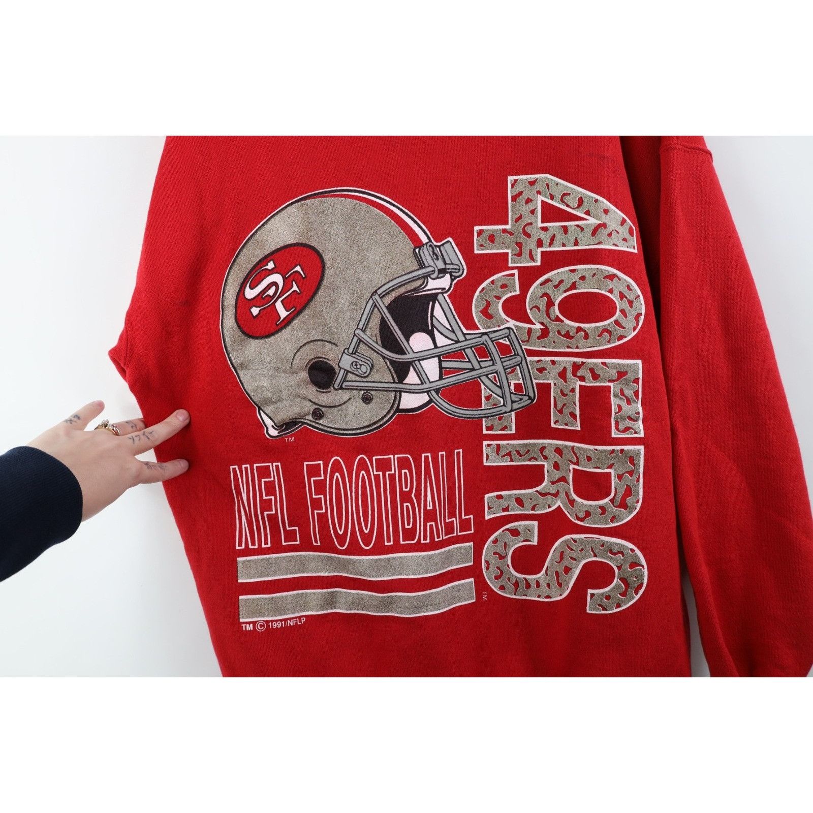 Vintage Vintage 90s San Francisco 49ers Football Sweatshirt Size US L / EU 52-54 / 3 - 5 Thumbnail