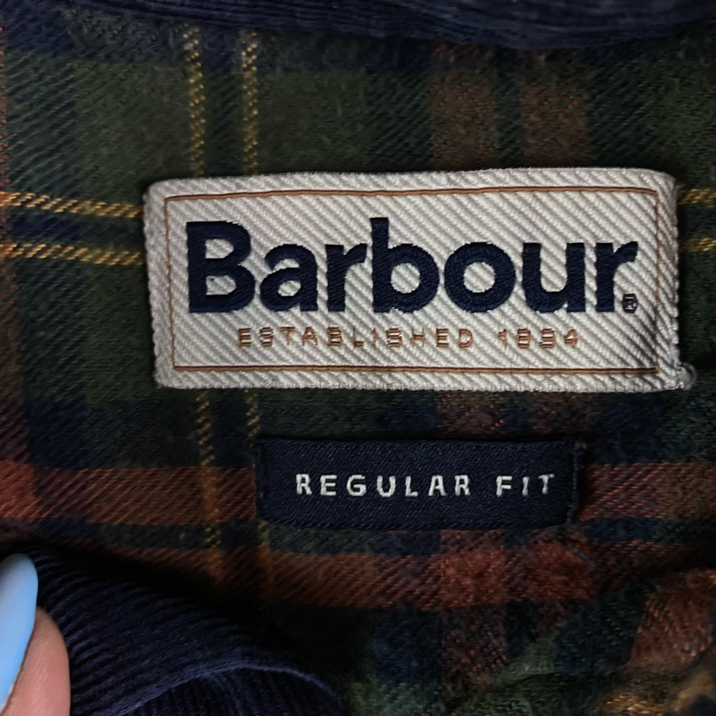 Barbour Men’s Shirt Long Sleeve Barbour Size L Size US L / EU 52-54 / 3 - 4 Thumbnail
