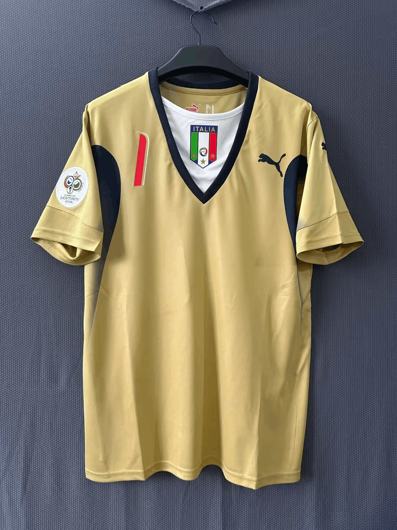 Other 2006 World Cup Italy 1 Gianluigi Buffon Jersey Size US L / EU 52-54 / 3 - 1 Thumbnail
