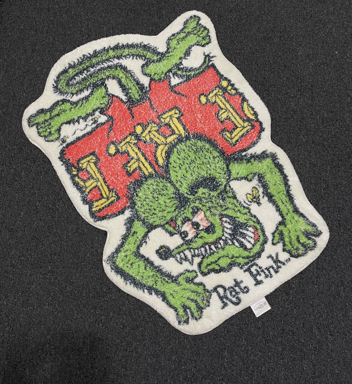 Other 🔥AVANTGARDE🔥 Rat Fink official 2010 Carpet 80x50 Size ONE SIZE - 1 Thumbnail