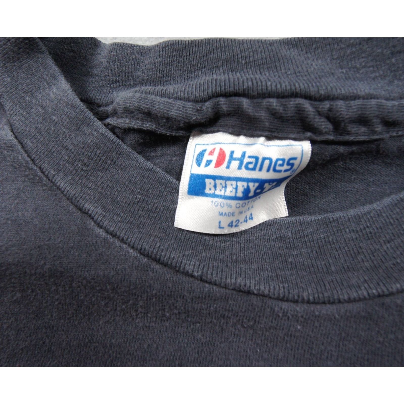 Hanes VINTAGE Law Enforcement Parody Shirt Mens L Black 80s Satire Controversial Hanes T-Shirt Shirts Mens Black 80s Satire Size US L / EU 52-54 / 3 - 6 Thumbnail