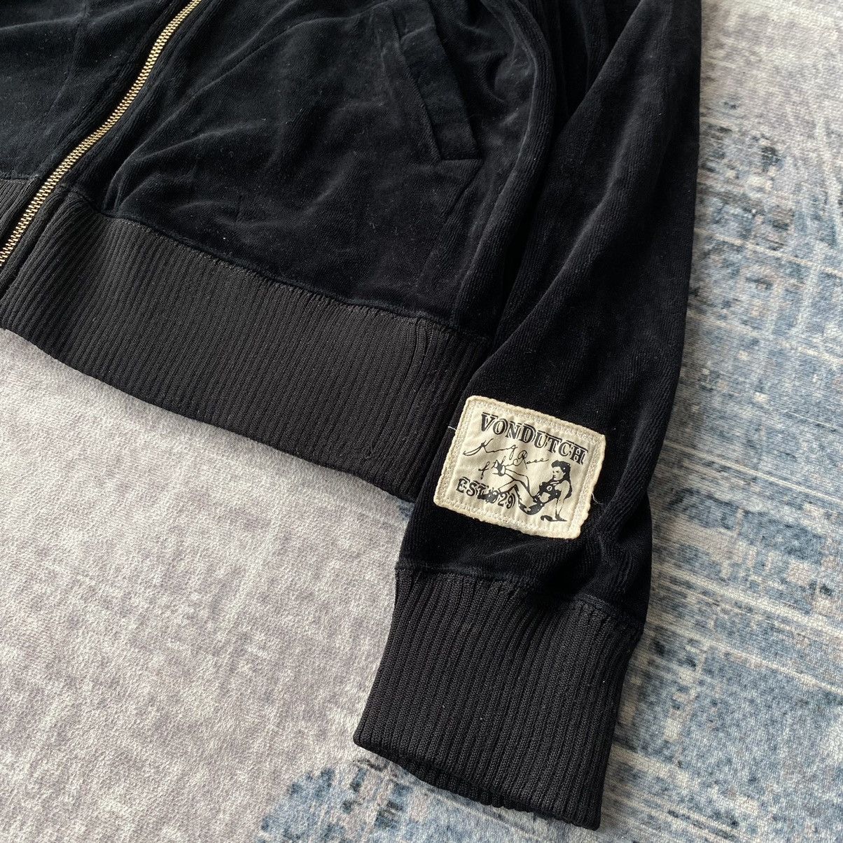 If Six Was Nine × Le Grande Bleu (L.G.B.) × Von Dutch Von Dutch Raccoon Fur Zipper Hoodie Size US XS / EU 42 / 0 - 8 Thumbnail