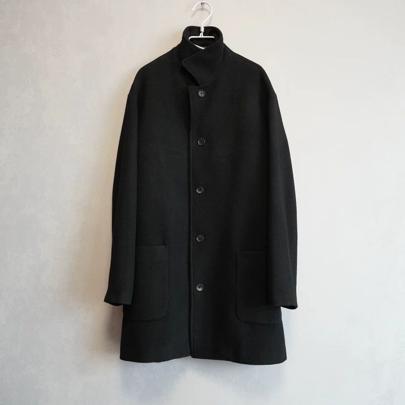 Yohji Yamamoto yohji yamamoto23AW Five-Button Standing Neck Long Jacket 25 Size US S / EU 44-46 / 1 - 1 Thumbnail