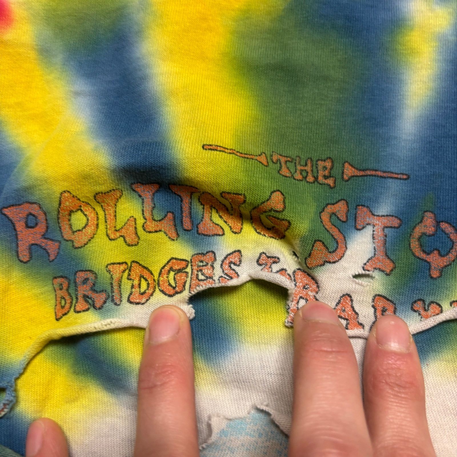 Grateful Dead × Lee × Vintage VTG 1997 Rolling Stones Bridges to Babylon Tour Shirt Large Size US L / EU 52-54 / 3 - 6 Thumbnail