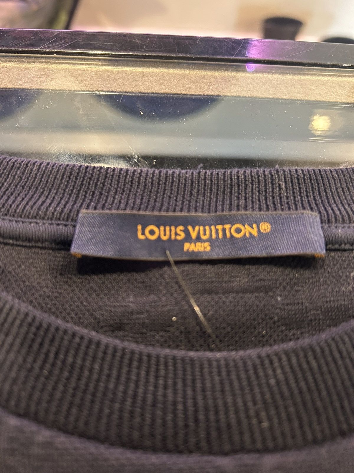 Louis Vuitton Navy blue louis vuitton pocket shirt Size US XL / EU 56 / 4 - 3 Thumbnail