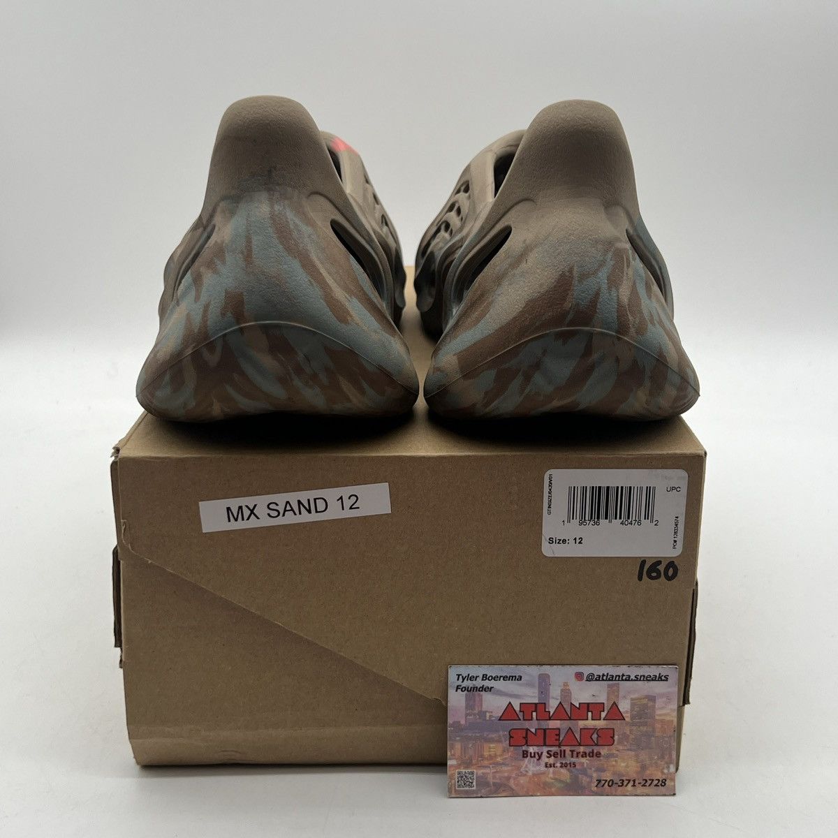 Adidas Yeezy foam runner Mx sand grey Size US 12 / EU 45 - 3 Thumbnail