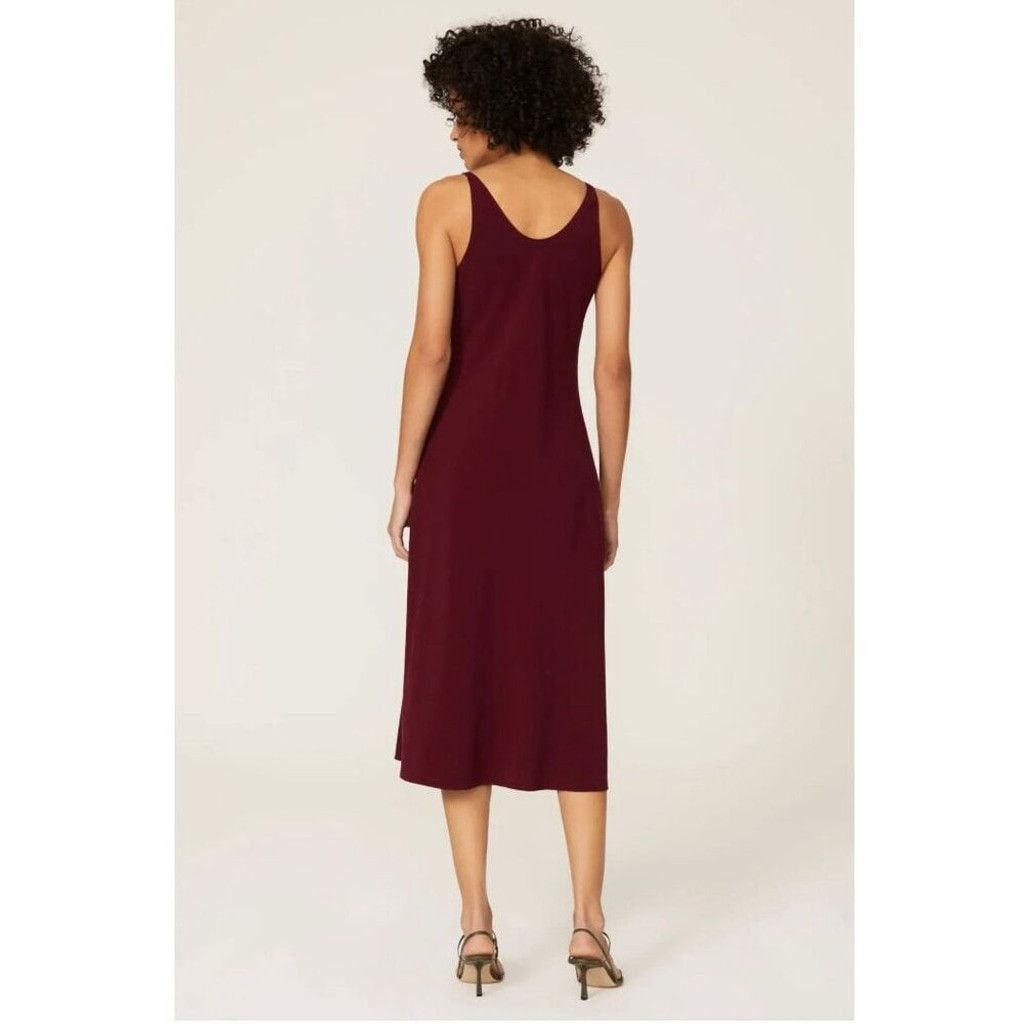 how to cut slit in dress Black Shimmery Spaghetti Straps Braided Out Maxi cotton Nina Leonard Collared Button-Front Size:36 in.