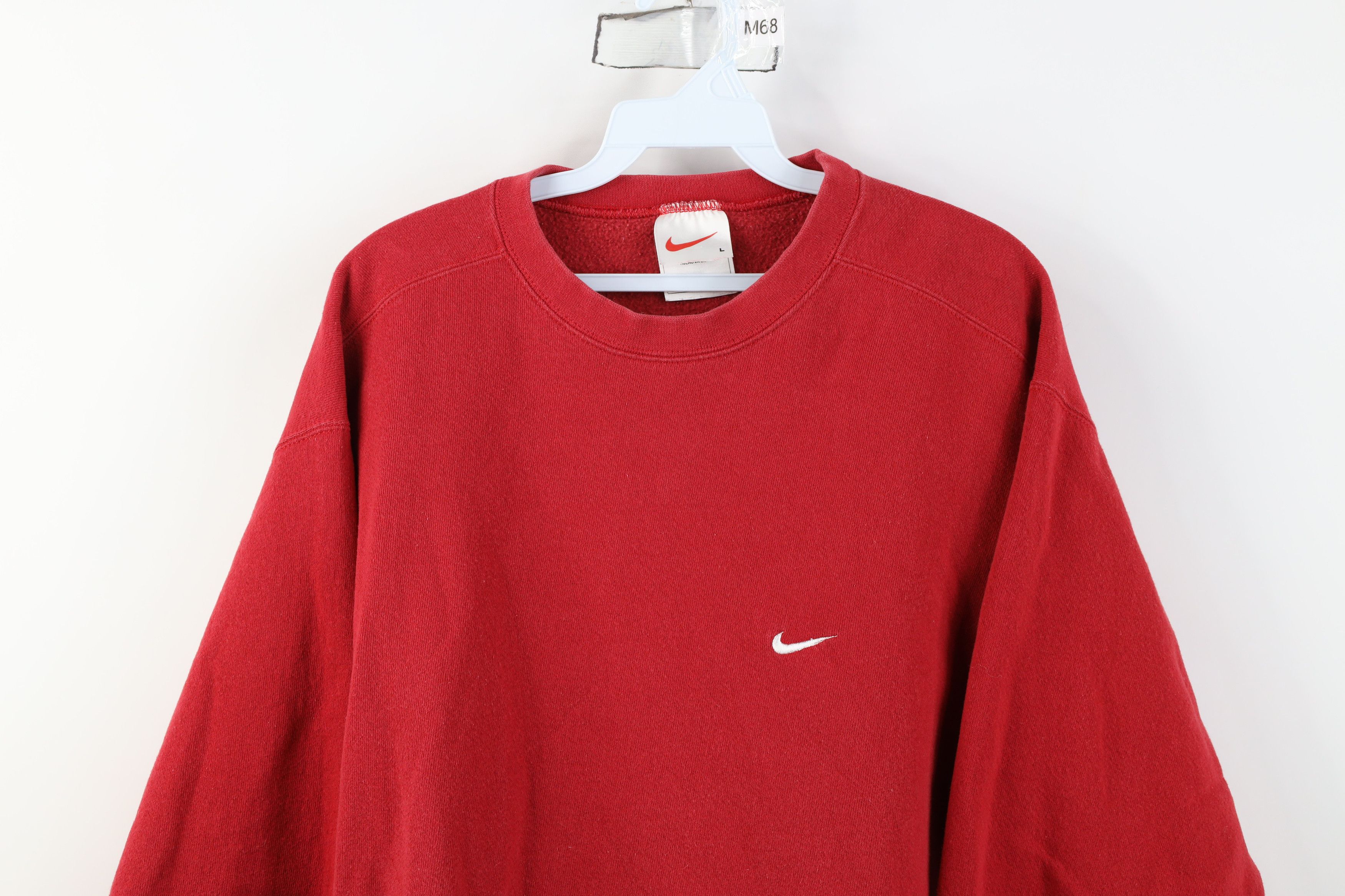 Nike Vintage 90s Nike Mini Swoosh Heavy Crewneck Sweatshirt USA Size US L / EU 52-54 / 3 - 2 Thumbnail