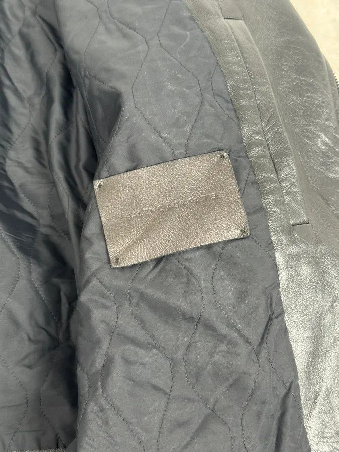 Balenciaga AW2012 Balenciaga Perfecto Pure Black Leather Jacket Size US M / EU 48-50 / 2 - 10 Thumbnail