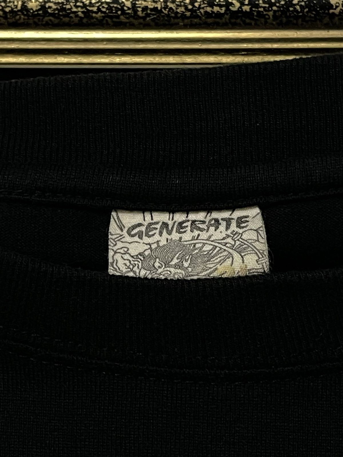 Japanese Brand Vintage 1990s Japan Designer Generate Sukajan Embroidery Tee Size US M / EU 48-50 / 2 - 11 Thumbnail