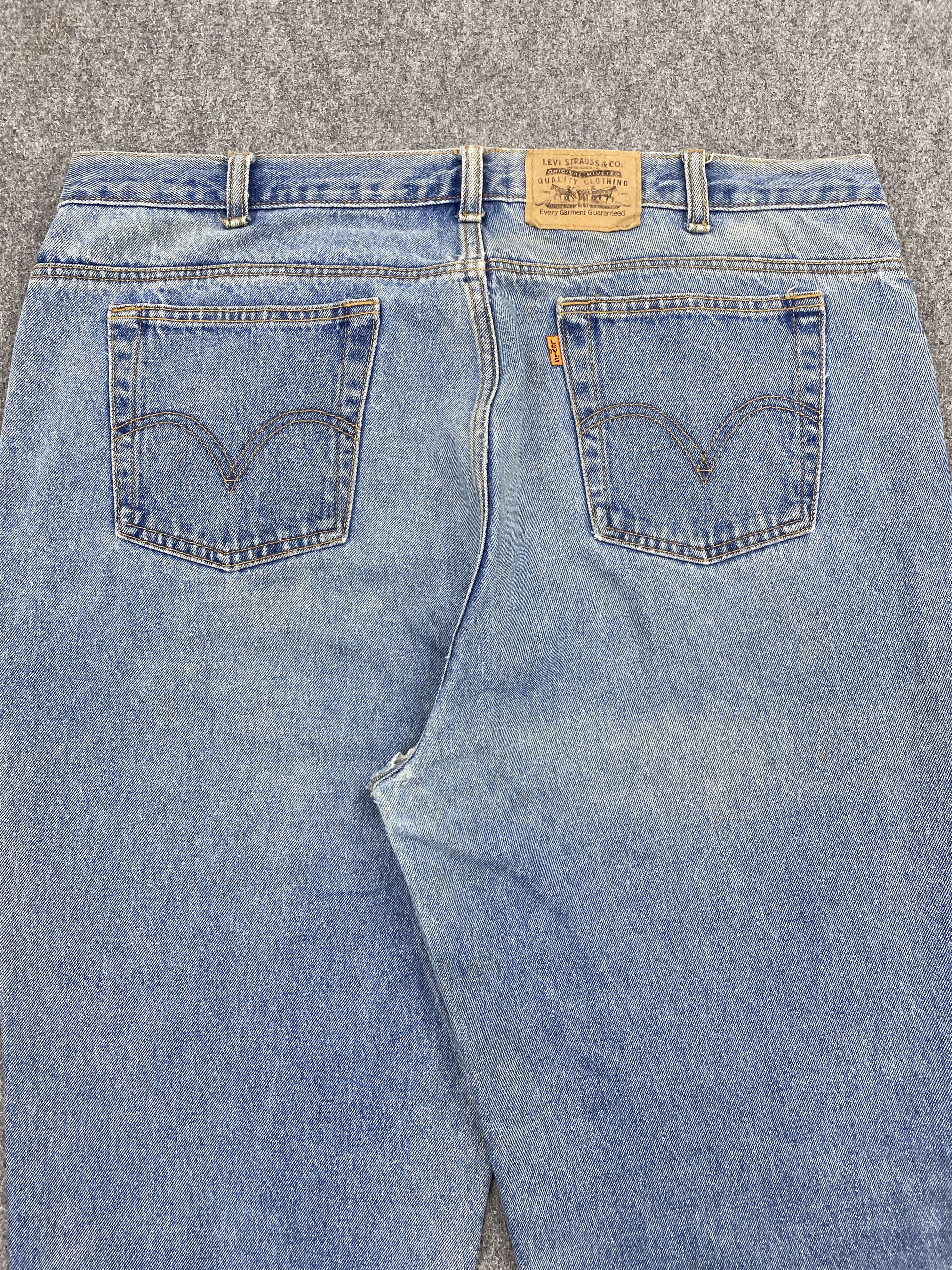 Levi's × Vintage Vintage 90s Levis Orange Tabs Jeans Size US 38 / EU 54 - 4 Thumbnail