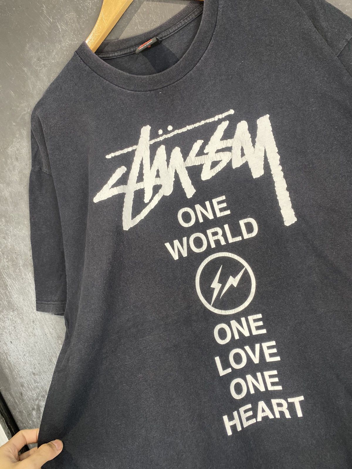 Fragment Design y2k Stussy Fragment One World Tee Size US XL / EU 56 / 4 - 3 Thumbnail