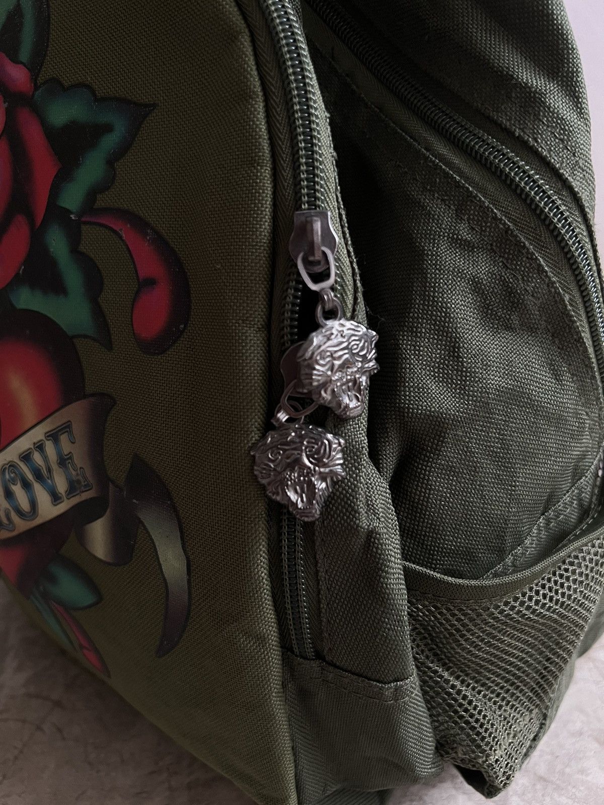 Ed Hardy × Vintage SOLD* Y2k Ed Hardy Backpack Size ONE SIZE - 7 Thumbnail