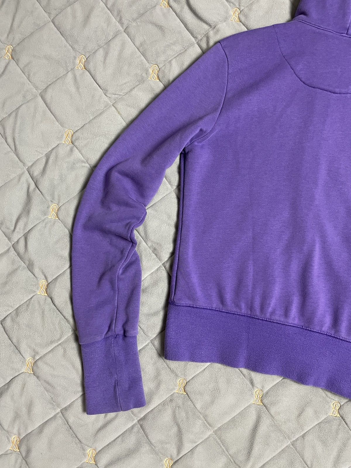Vintage Vintage Y2K Nike Mini Swoosh Zip Hoodie Purpel Size S / US 4 / IT 40 - 6 Thumbnail