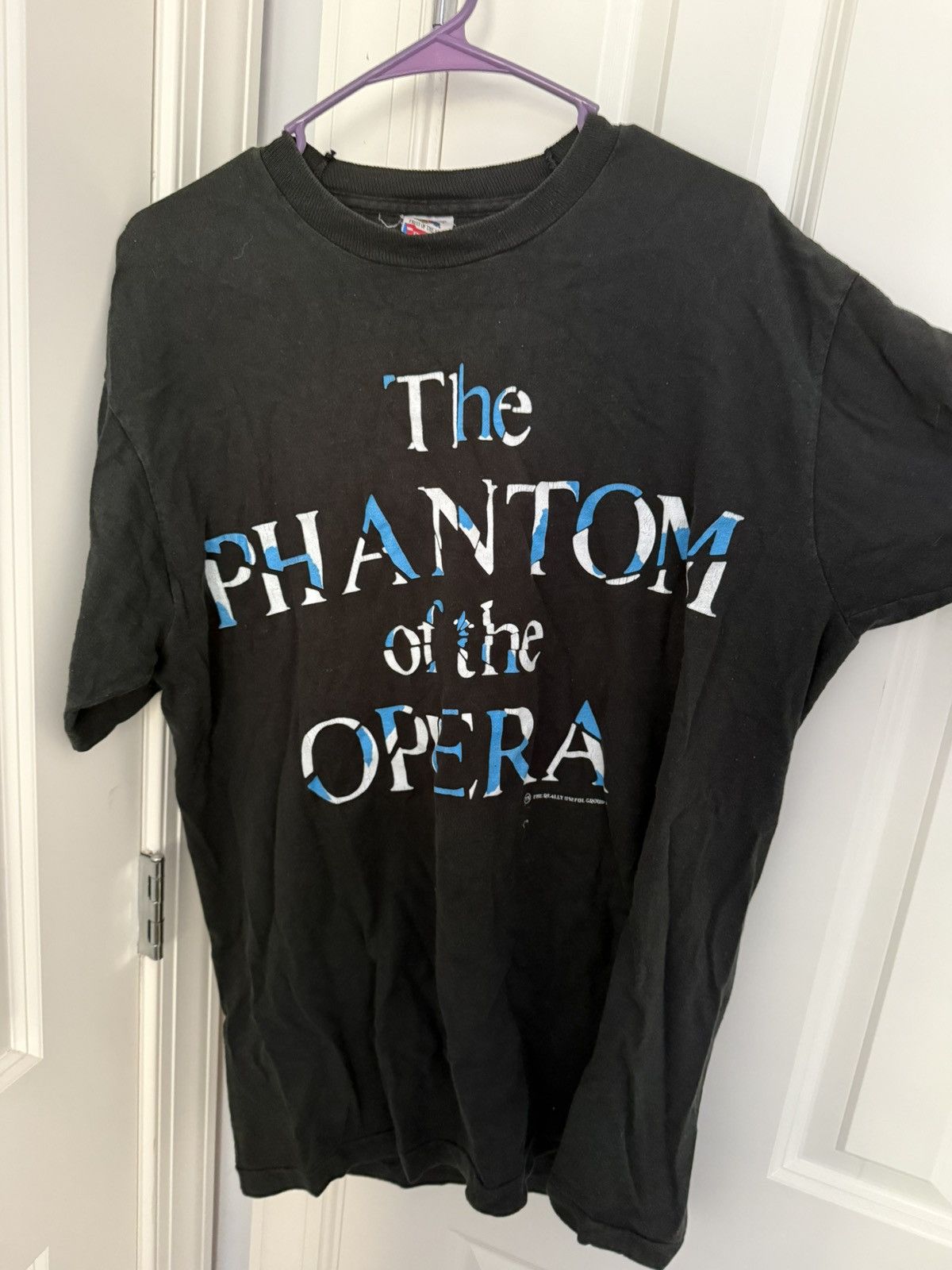 Vintage 1986 Phantom of The Opera T-Shirt Size US XL / EU 56 / 4 - 1 Thumbnail