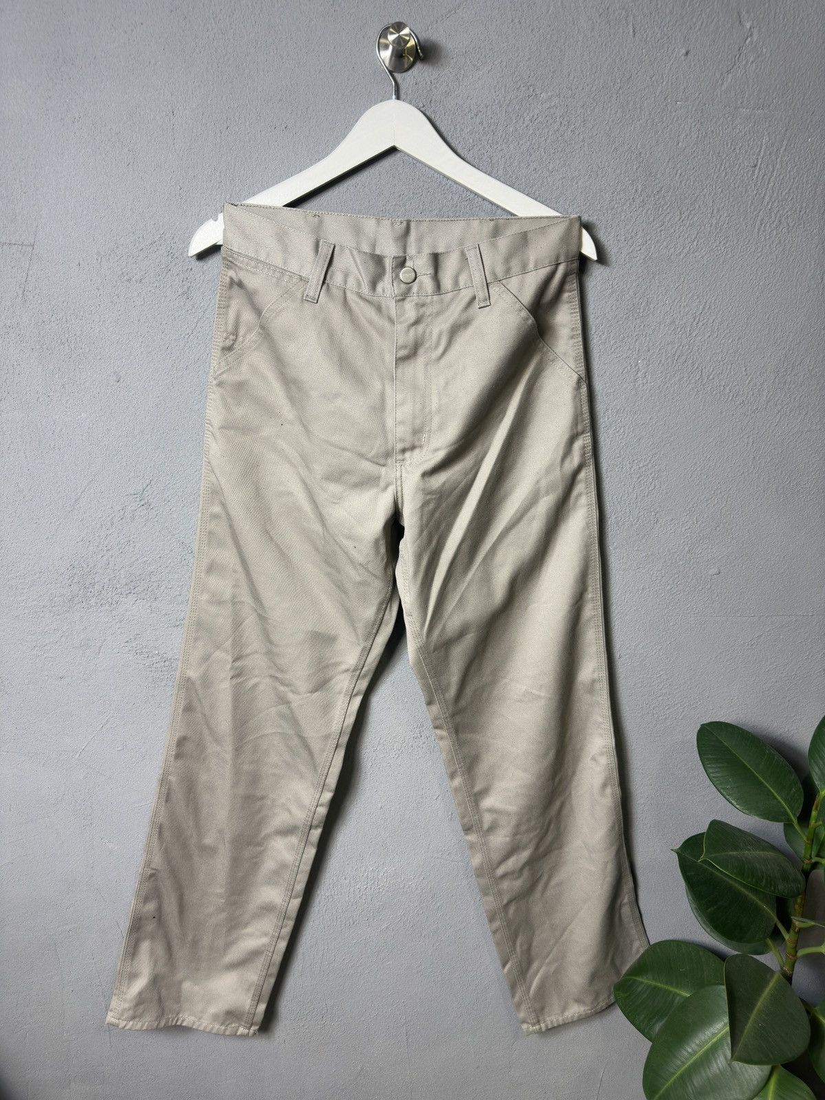 Carhartt × Vintage Vintage Carhartt Simple Pants Baggy Straight Workers Skate Size US 30 / EU 46 - 3 Thumbnail