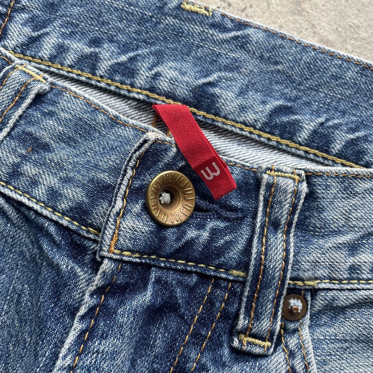 Japanese Brand × Jean × Vintage W29x29 Vintage Japanese Jeans Faded Denim Pants Size US 29 - 6 Thumbnail