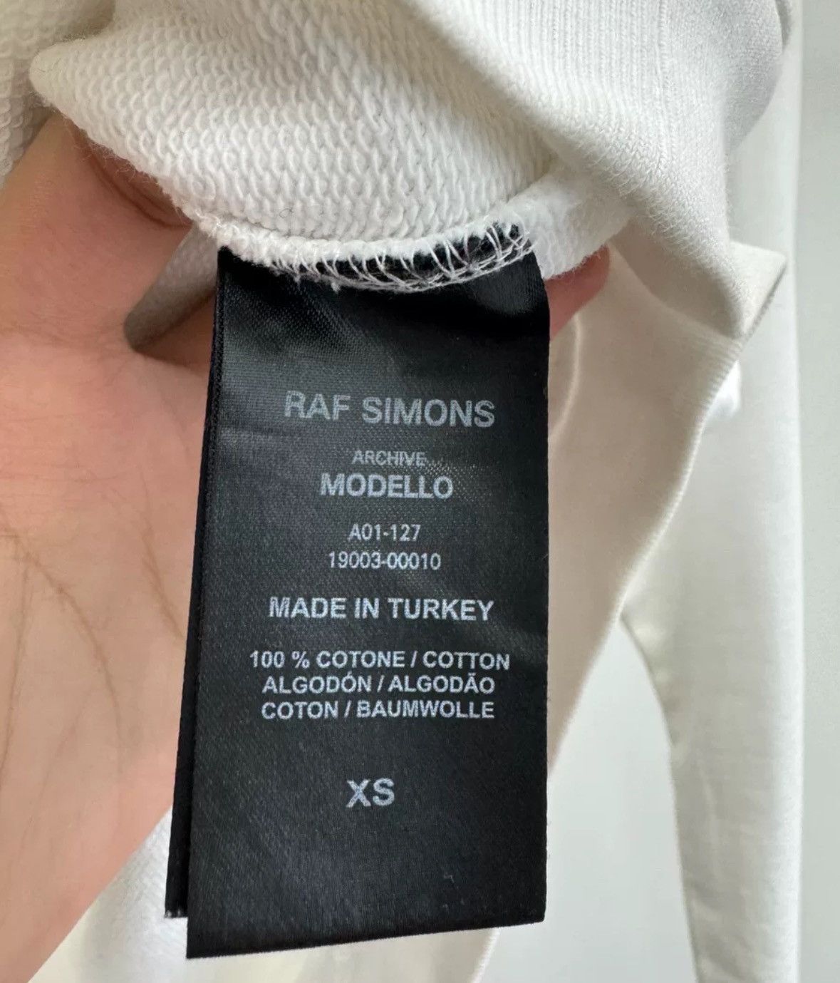 Raf Simons RAF SIMONS Redux sticker slogan hoodie2412-Nextarrow Size US S / EU 44-46 / 1 - 6 Thumbnail