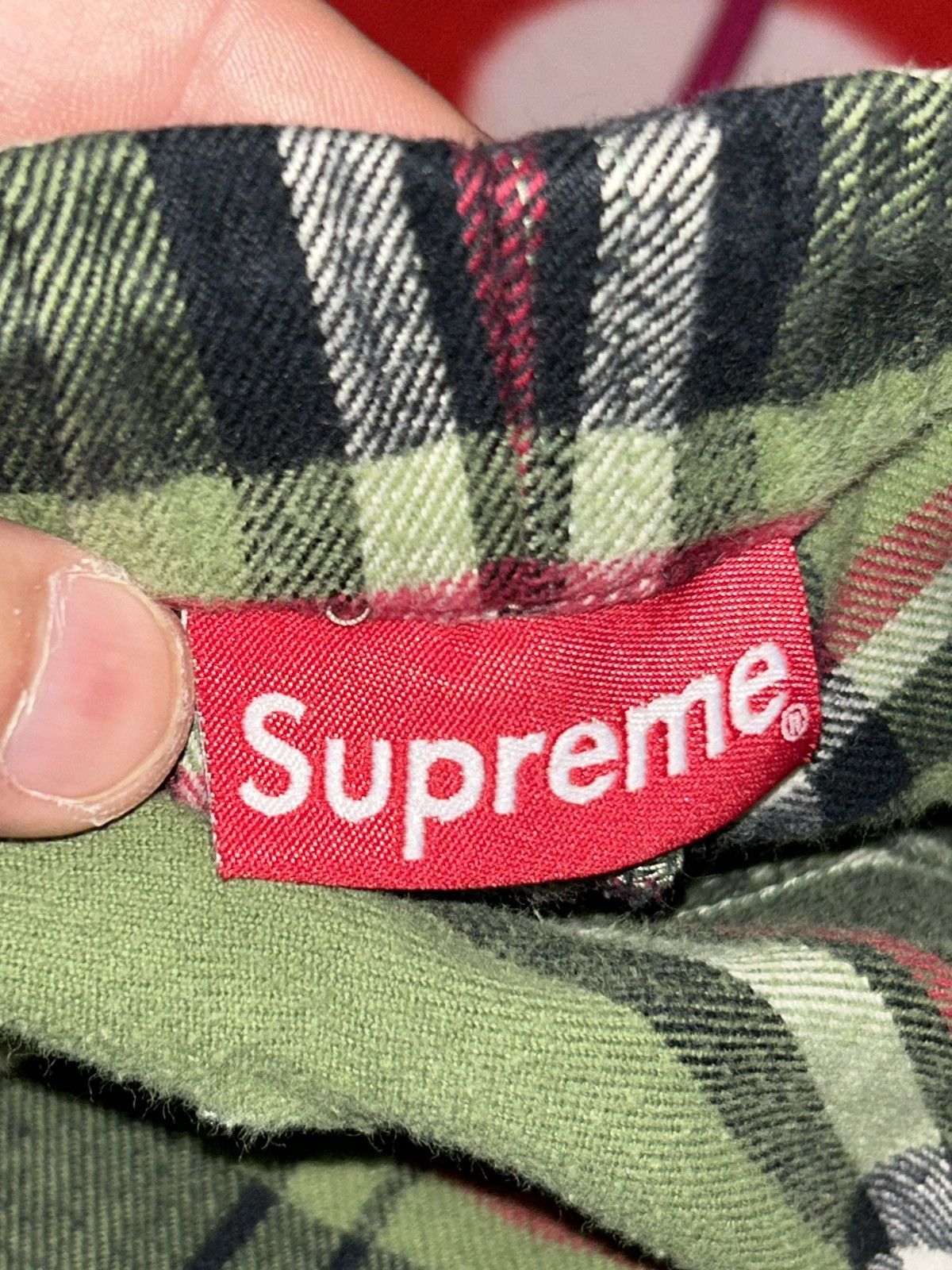 Supreme Supreme Tartan Flannel Skate Pant FW20 Plaid Green Large Size US 34 / EU 50 - 3 Thumbnail