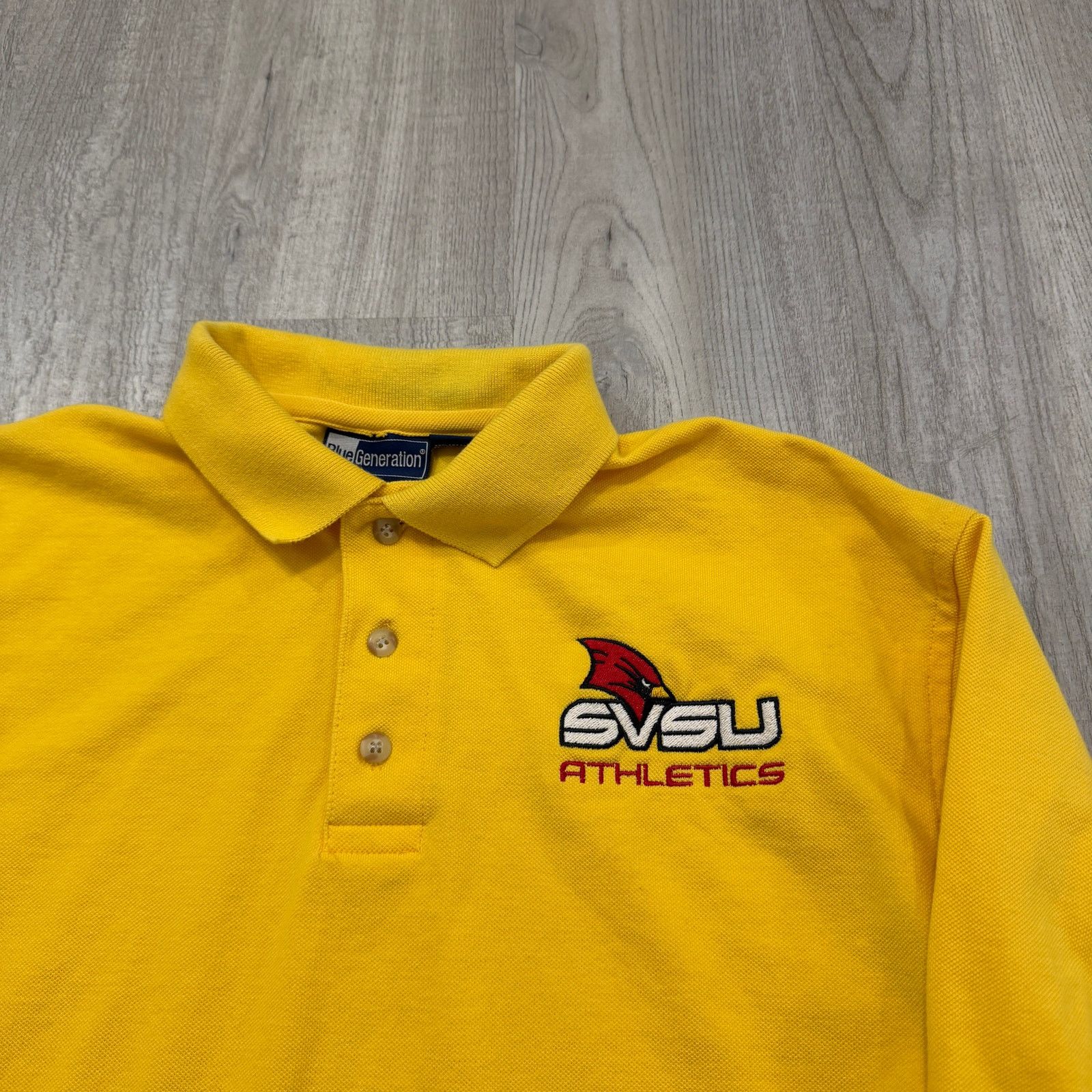Vintage Vintage Saginaw Valley State University Rugby Shirt Medium Size US M / EU 48-50 / 2 - 3 Thumbnail