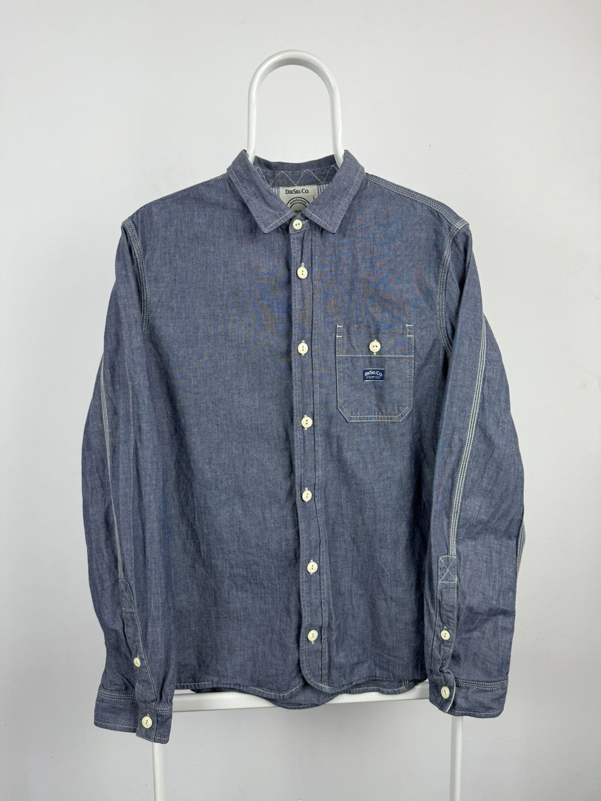 Diesel Vintage Diesel Long Sleeve Shirt Size US L / EU 52-54 / 3 - 1 Thumbnail