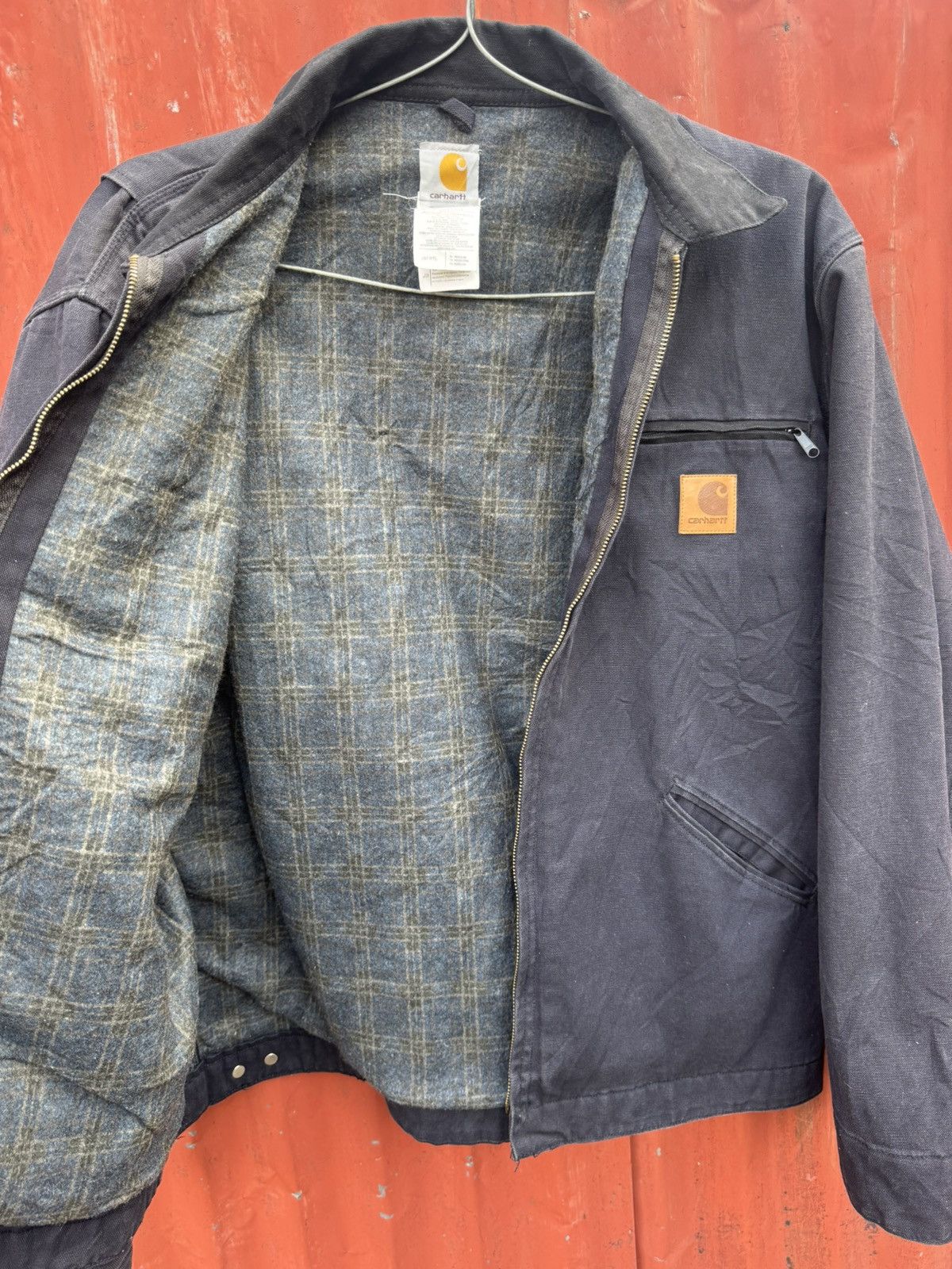 Carhartt Vintage Carhartt detroit blue Lined J97 PTL SMALL Jacket Size US XL / EU 56 / 4 - 12 Thumbnail