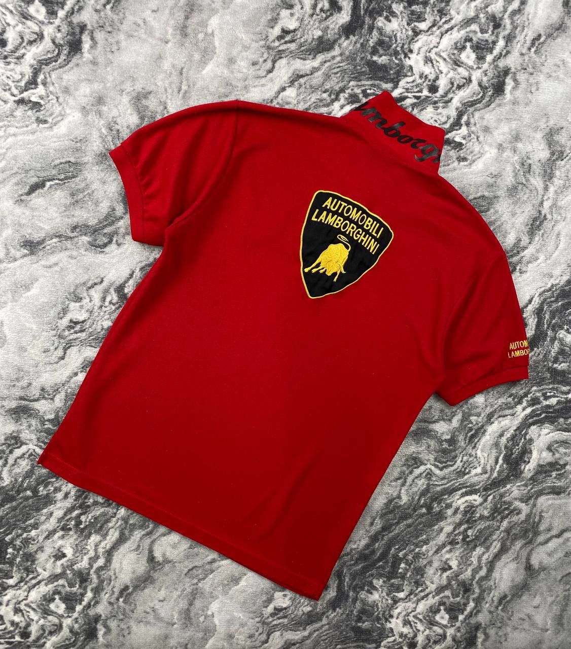 Lamborghini Automobili Lamborghini Big Logo Polo Shirt Size US XL / EU 56 / 4 - 1 Thumbnail