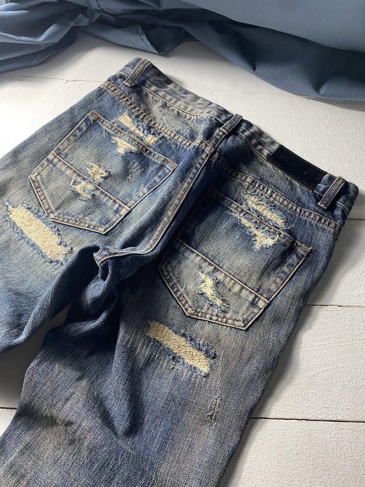 Other 💢RARE DISTRESSED RIPPED AVANT GARDE OPIUM GOTHIC JEANS 30 Size US 30 / EU 46 - 7 Thumbnail