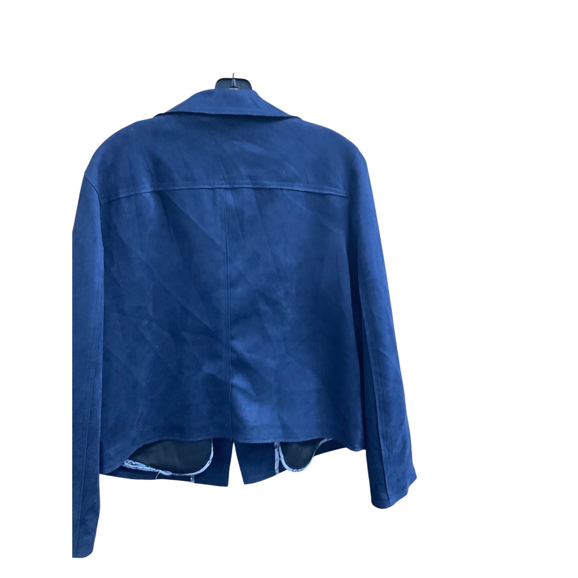 Philosophy di Lorenzo Serafini Philosophy Republic Navy Blue Moto Jacket XL Polyester Spa Size XL / US 12-14 / IT 48-50 - 4 Thumbnail