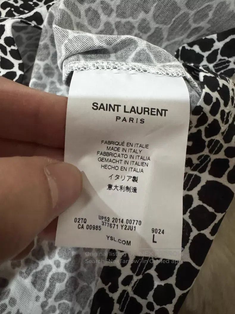 Saint Laurent Paris Saint Laurent Paris First Year White Leopard Print Short S Size US L / EU 52-54 / 3 - 5 Thumbnail