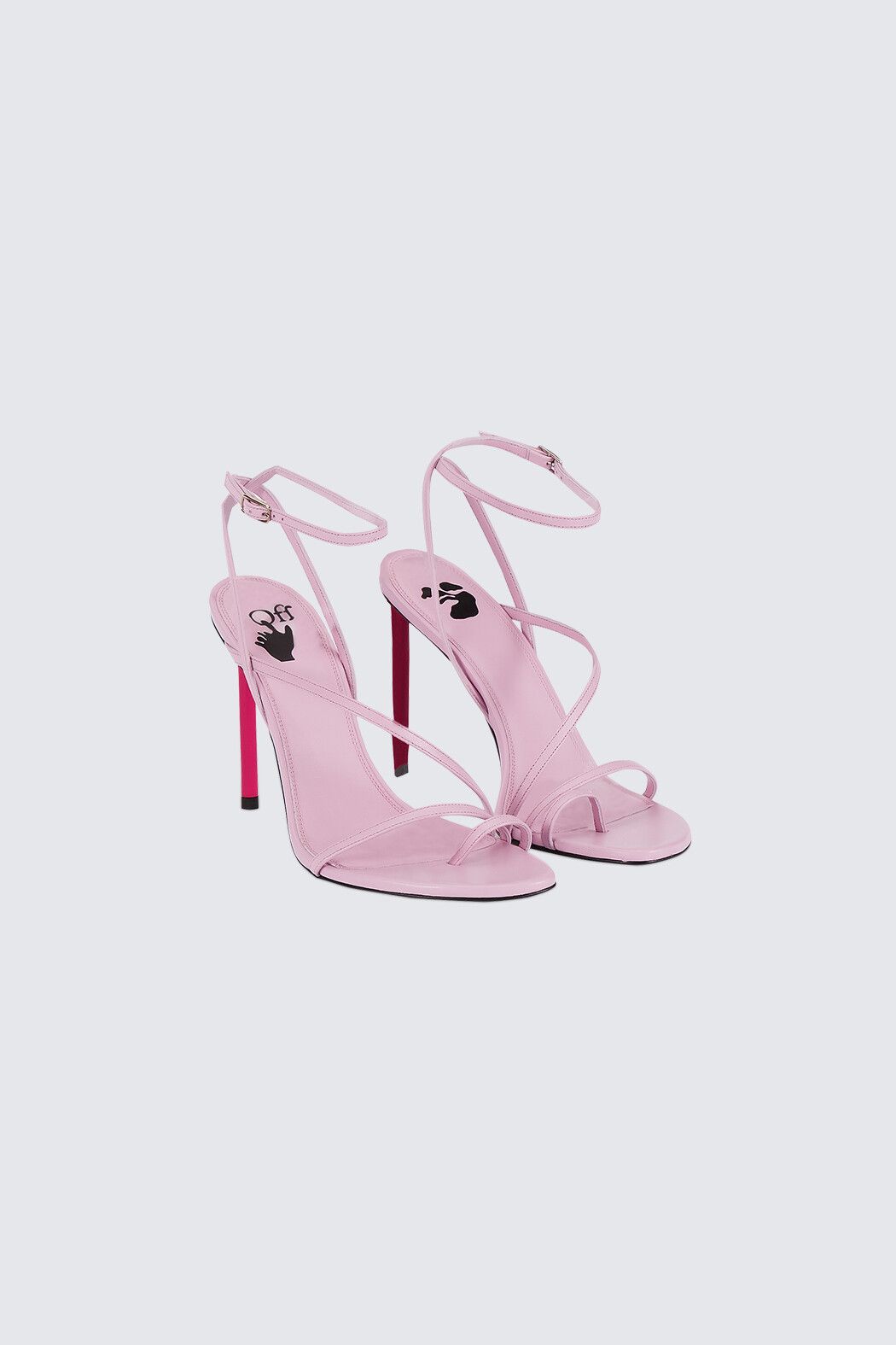 Off-White o1gr1nt0125 Nappa Pop Highallen Sandal in Pink Size US 8 / IT 38 - 2 Thumbnail