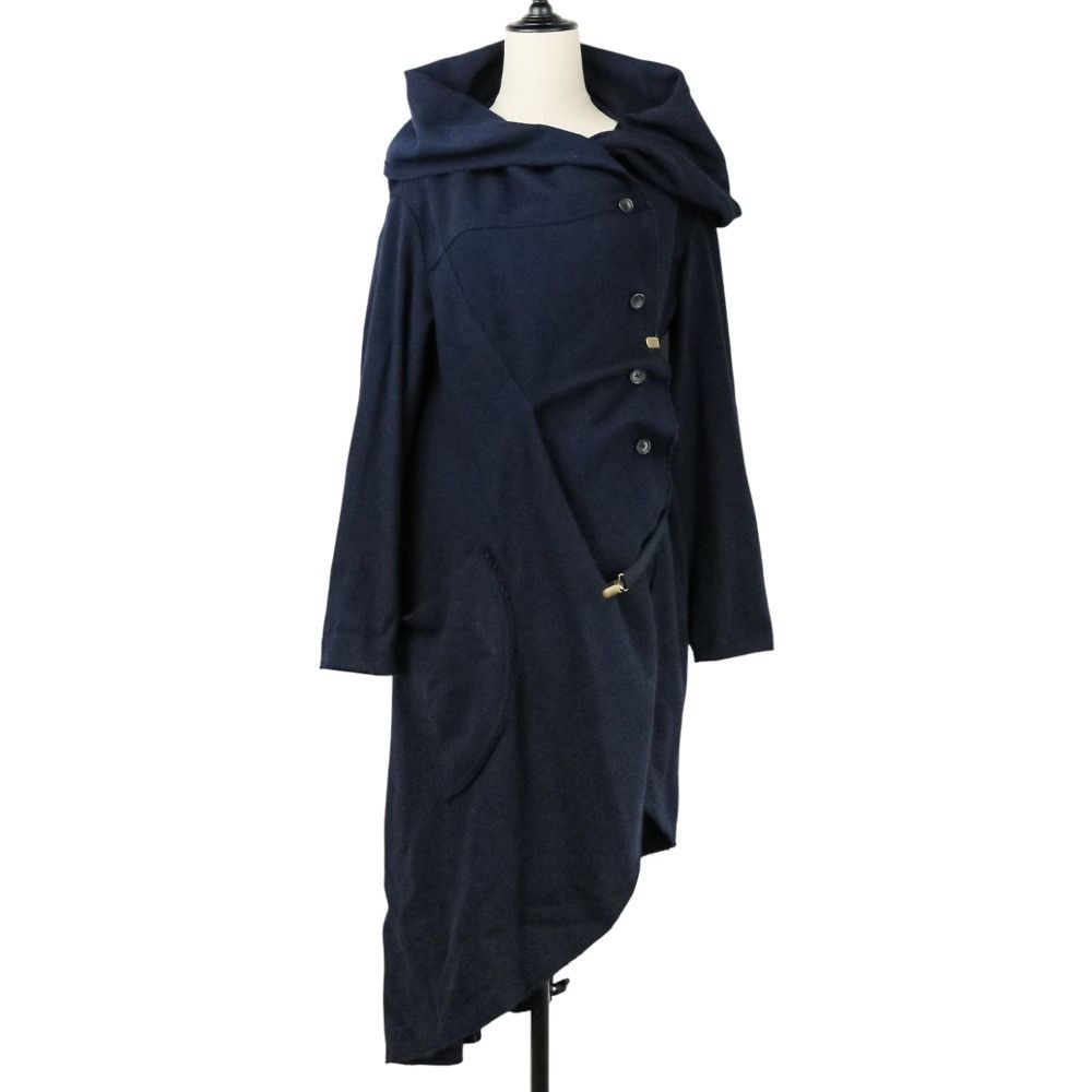 Issey Miyake Issey Miyake ISSEY MIYAKE Tachimigi Suspender Hooded Silk Blend Coat Others Outerwear DUTY FREE for USA Size ONE SIZE - 1 Thumbnail