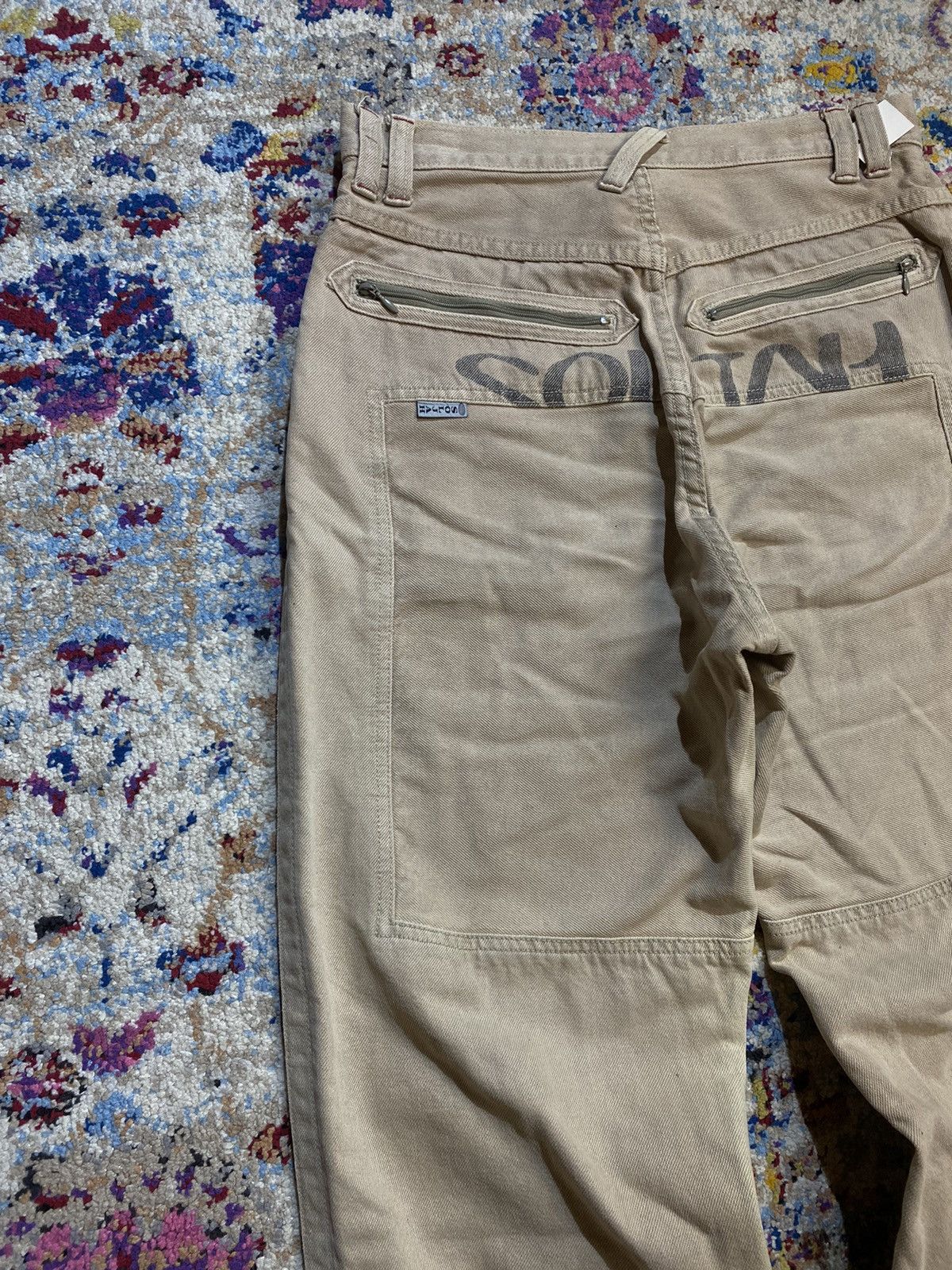 Other Soljah Vintage Double Knee Fatigue Statement Pants 30x33 Size US 32 / EU 48 - 5 Thumbnail