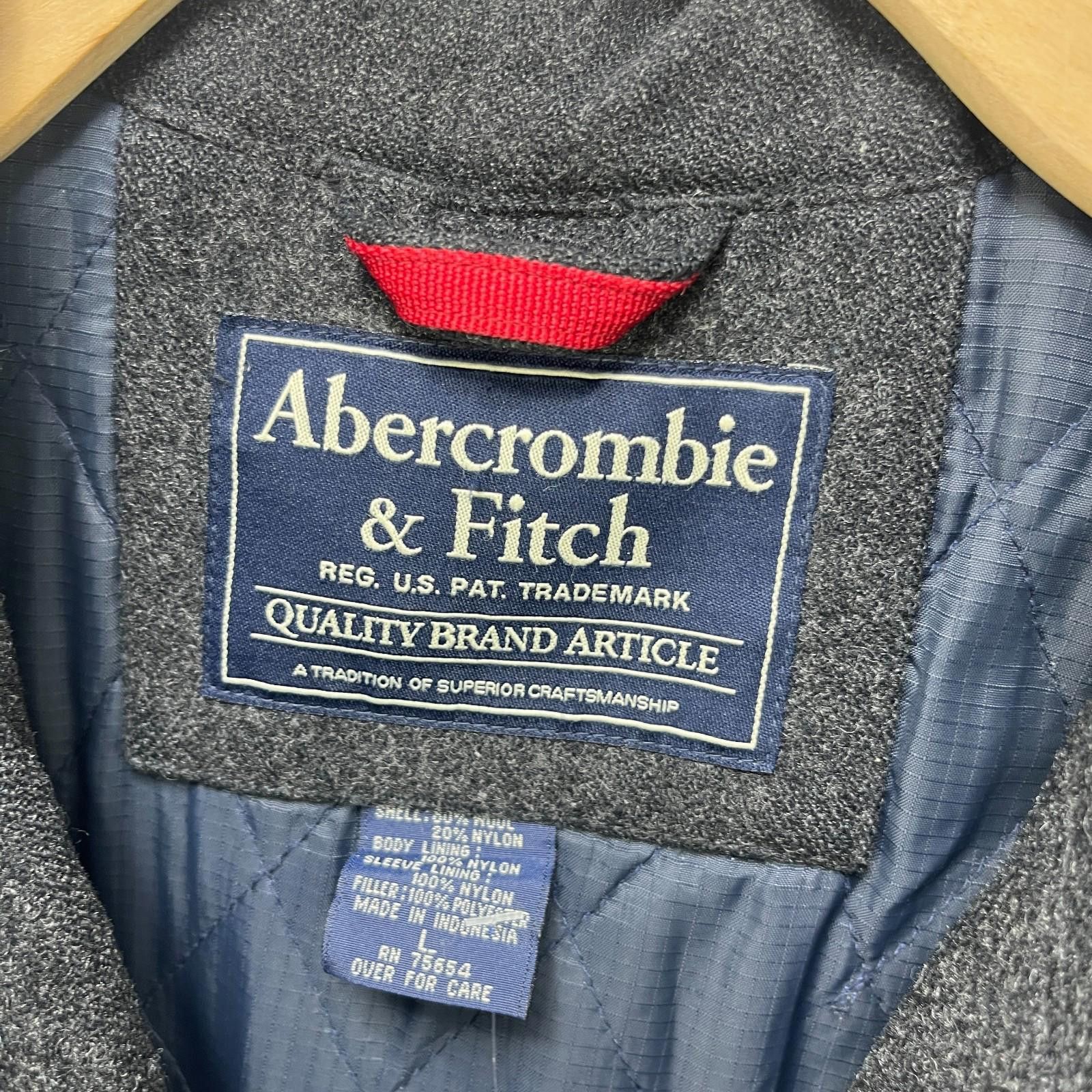 Abercrombie & Fitch Vintage Abercrombie & Fitch Men's Wool Blend Jacket Large Size US L / EU 52-54 / 3 - 5 Thumbnail