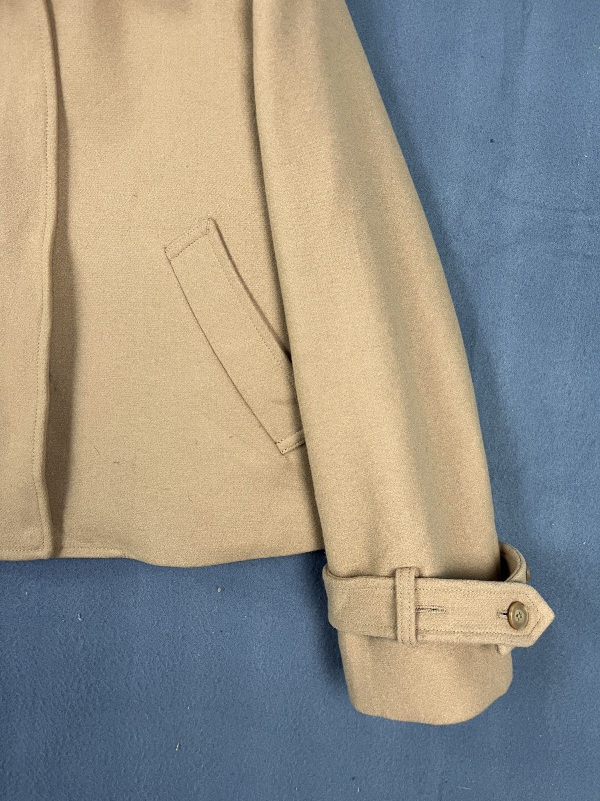 Designer × JW Anderson × Uniqlo J.W. Anderson Uniqlo Wool Zip Up Cropped Jacket Size US L / EU 52-54 / 3 - 5 Thumbnail