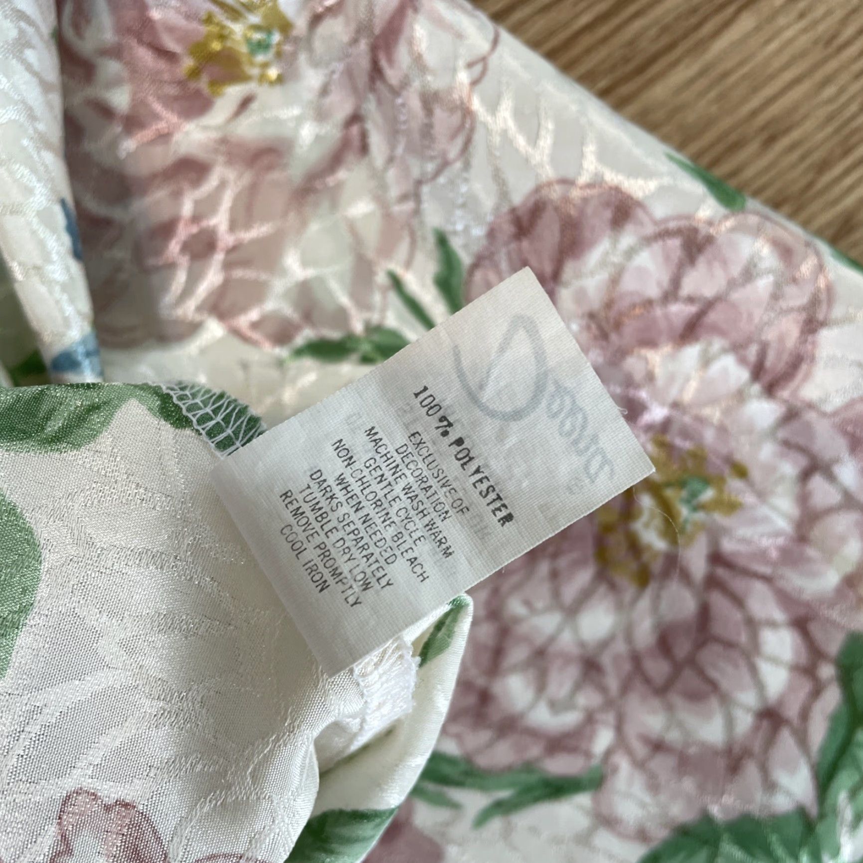 Vintage VINTAGE Deena Women's Sleep Set 2 Piece Floral Tank Camisole Top & Tap Pants Size Medium White Size M / US 6-8 / IT 42-44 - 3 Thumbnail