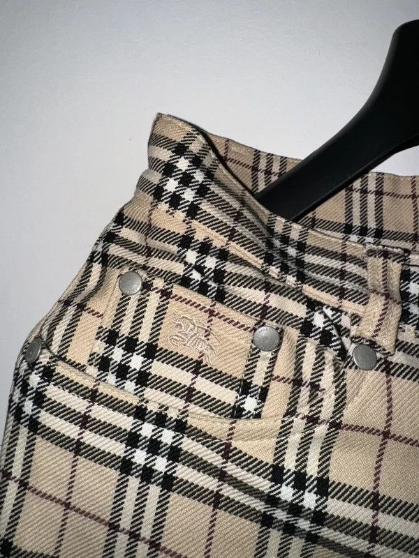 Burberry VINTAGE CHECKERED PANTS Size 28" / US 6 / IT 42 - 3 Thumbnail