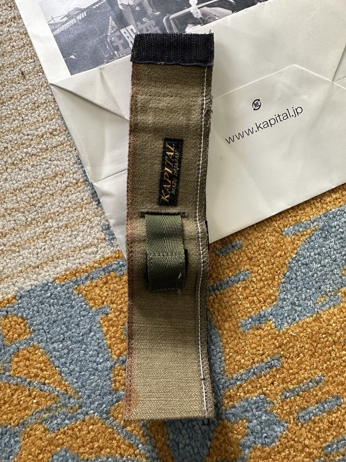 Kapital Kapital japan bracelet denim olive handmade Size ONE SIZE - 2 Thumbnail