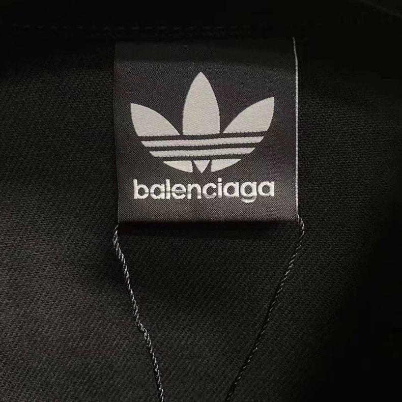Balenciaga Balenciaga Adidas Black Striped Denim Jacket-2505 Size US M / EU 48-50 / 2 - 3 Thumbnail