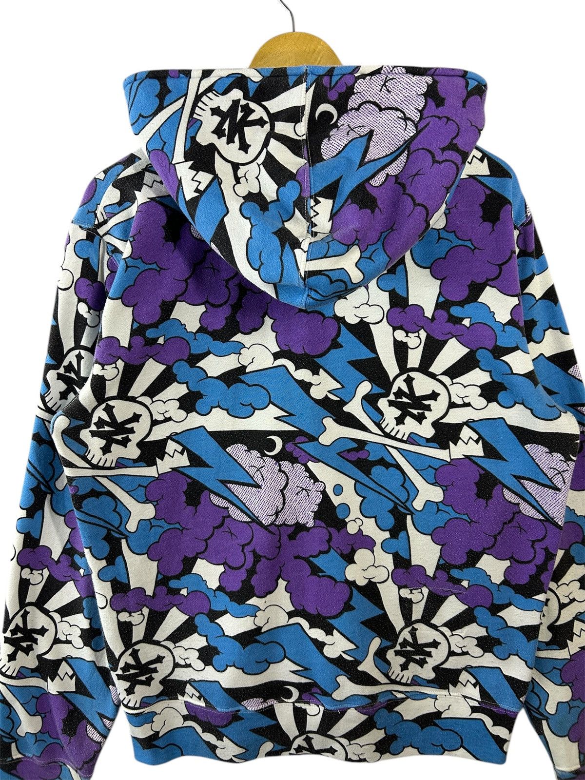 Vintage × Zoo York Rare🔥 Zoo York Fullzipper Hoodie Fullprint Bape shark style Size US L / EU 52-54 / 3 - 5 Thumbnail