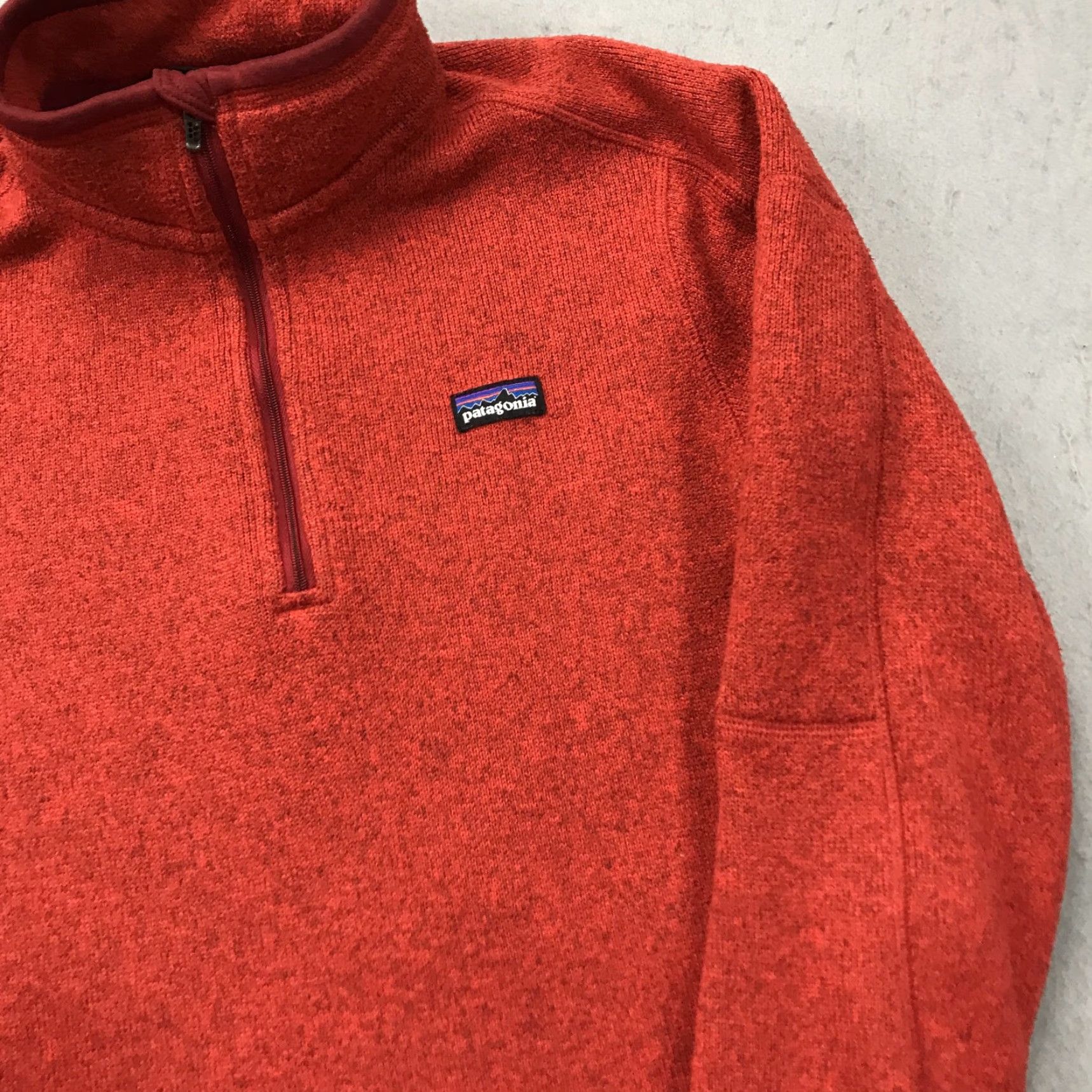 Patagonia Patagonia Better Sweater Womens Small Red 1/4 Zip Pullover Jacket Outdoor Fleece Size S / US 4 / IT 40 - 3 Thumbnail