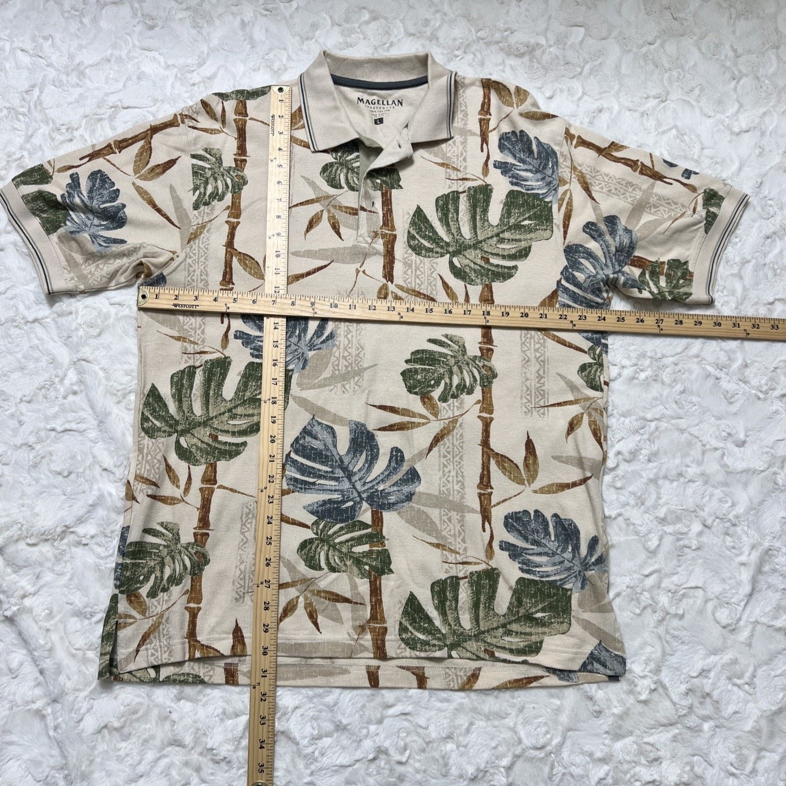 Other Magellan Outdoors Short Sleeve Golf Polo Shirt Men Sz LARGE Size US L / EU 52-54 / 3 - 4 Thumbnail