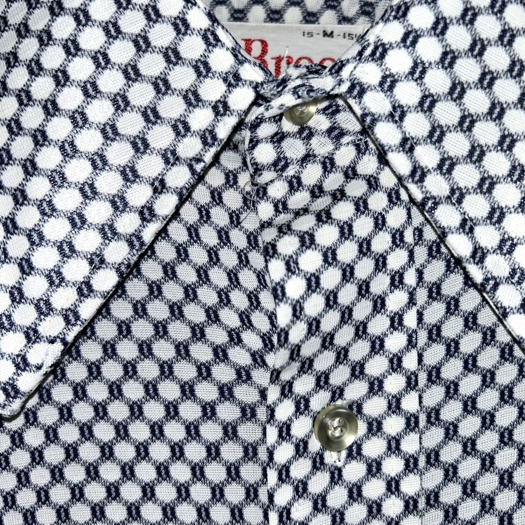 Vintage VINTAGE Campus Button-Down Shirt USA Made Ivory M Mens Fit Classic Striped Long Sleeve Collared Casual Workwear 2000s Era Trend Size US M / EU 48-50 / 2 - 3 Thumbnail
