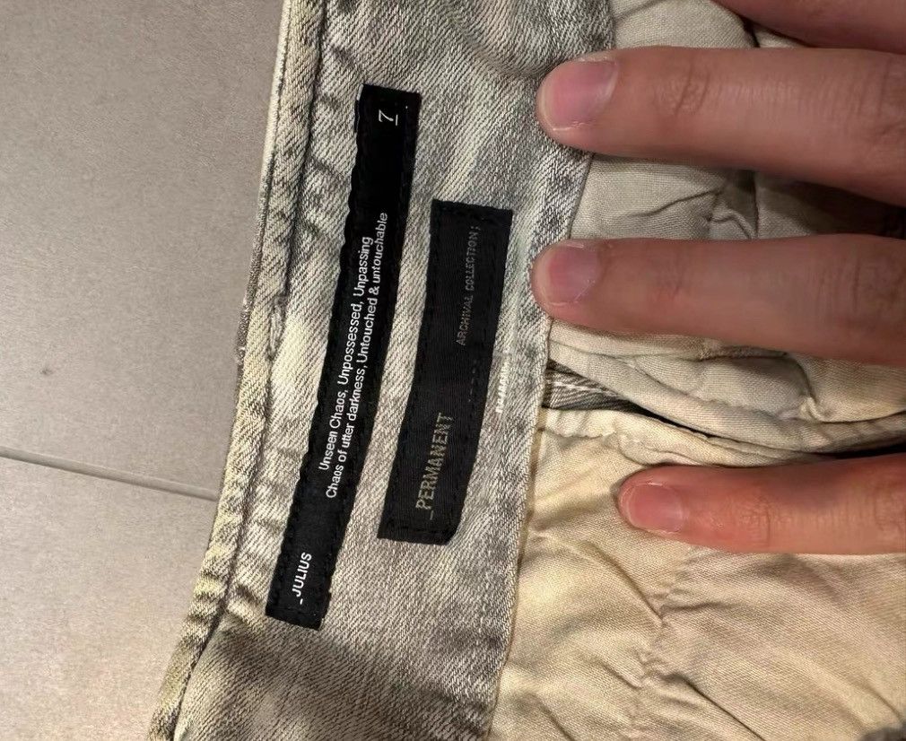 Julius JULIUS bleached denim overalls pants Size US 32 / EU 48 - 4 Thumbnail