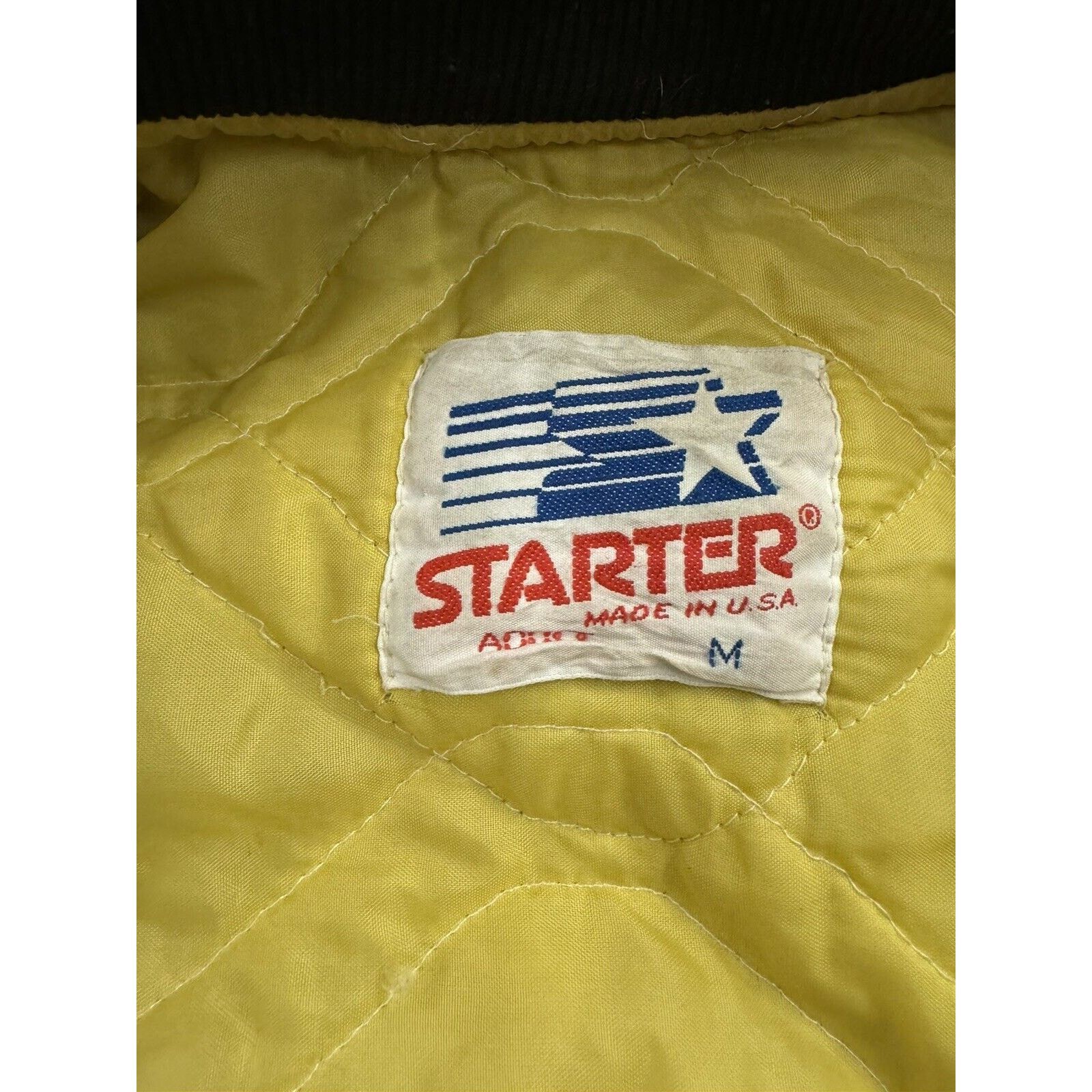 Starter Vintage STARTER Iowa Hawkeyes Satin Puff Jacket 80's Men's M Size US M / EU 48-50 / 2 - 2 Thumbnail