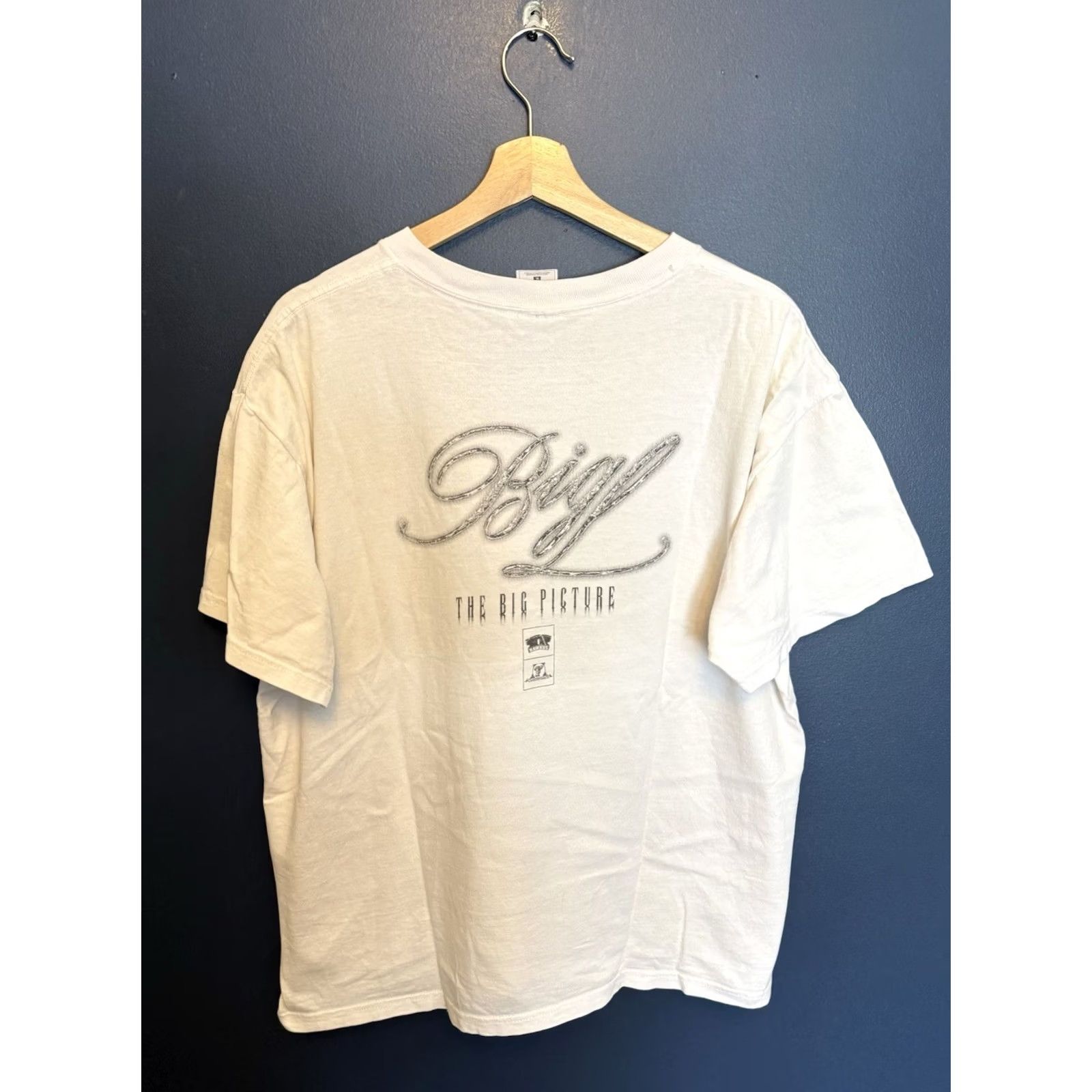 Fruit Of The Loom VINTAGE 90s Big L The Big Picture White T-Shirt Men XL 1998 Mens Size US XL / EU 56 / 4 - 5 Thumbnail