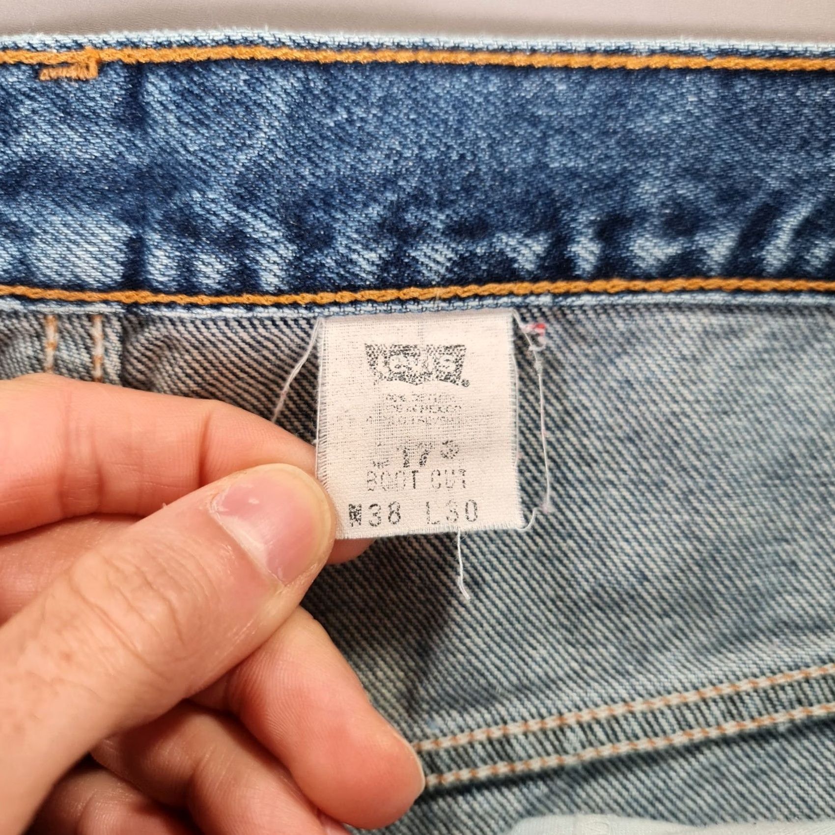 Levi's VINTAGE Levi's 517 Jeans Mens Blue W36 L28 Bootcut 90s Shirt Jeans Mens Blue 517 Bootcut 90s Size US 36 / EU 52 - 4 Thumbnail